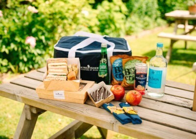 Kingfisher Hampers by WILDS at The Greyhound on the Test